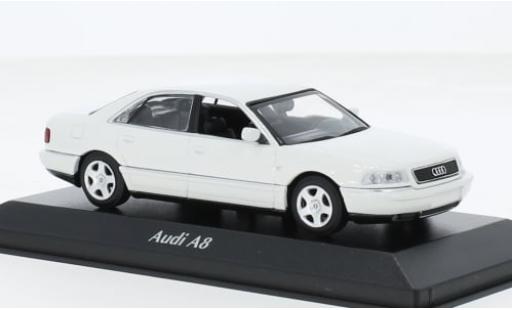 Coche miniatura Audi A8 1/43 Maxichamps weiss 1999 1:43 Audi A8 1/43 Maxichamps weiss 1999 1:43 coche miniatura