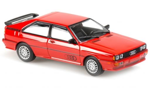 Audi Quattro 1/43 Maxichamps rojo/Dekor 1980 coche miniatura