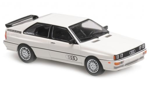 Audi Quattro 1/43 Maxichamps blanco/Dekor 1980 coche miniatura