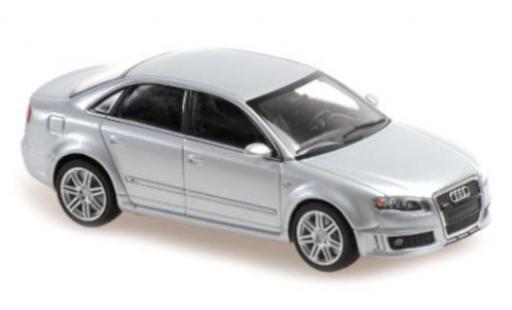 Coche miniatura Audi RS4 1/43 Maxichamps gris 2004 Audi RS4 1/43 Maxichamps gris 2004 coche miniatura