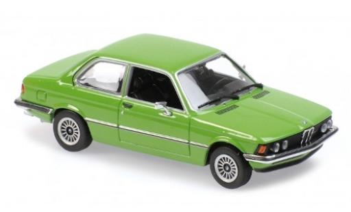 Coche miniatura Bmw 323 1/43 Maxichamps i (E21) verde 1975 Bmw 323 1/43 Maxichamps i (E21) verde 1975 coche miniatura