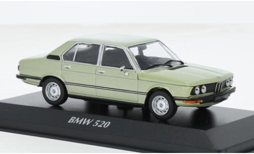 Coche miniatura Bmw 520 1/43 Maxichamps (E12) metallise grün 1972 1:43 Bmw 520 1/43 Maxichamps (E12) metallise grün 1972 1:43 coche miniatura