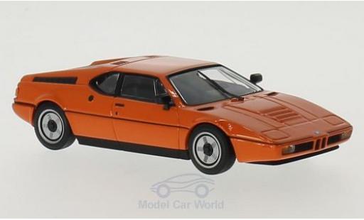 Coche miniatura Bmw M1 1979 1/43 Maxichamps naranja 1979 Bmw M1 1979 1/43 Maxichamps naranja 1979 coche miniatura