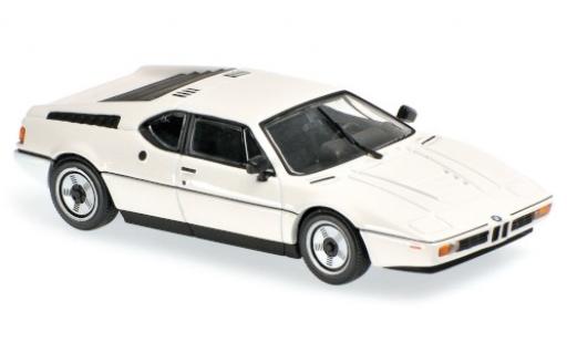 Coche miniatura Bmw M1 1/43 Maxichamps blanco 1979 Bmw M1 1/43 Maxichamps blanco 1979 coche miniatura