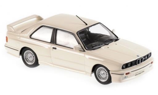 Coche miniatura Bmw M3 1/43 Maxichamps (E30) blanco 1987 Bmw M3 1/43 Maxichamps (E30) blanco 1987 coche miniatura