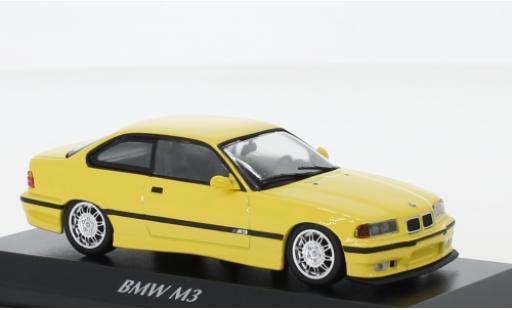 Coche miniatura Bmw M3 1/43 Maxichamps (E36) amarillo 1992 Bmw M3 1/43 Maxichamps (E36) amarillo 1992 coche miniatura