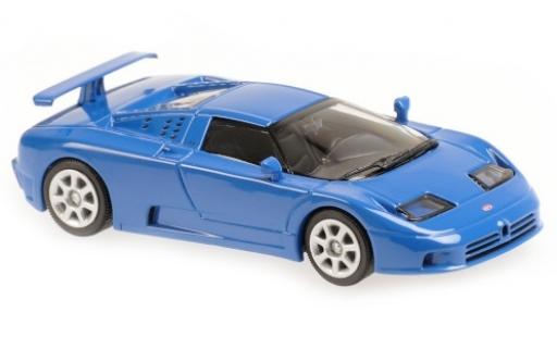Coche miniatura Bugatti EB110 1/43 Maxichamps EB 110 azul 1994 Bugatti EB110 1/43 Maxichamps EB 110 azul 1994 coche miniatura