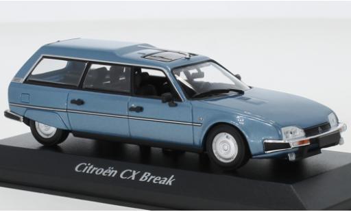 Coche miniatura Citroen CX 1/43 Maxichamps Break metalico azul 1980 Citroen CX 1/43 Maxichamps Break metalico azul 1980 coche miniatura