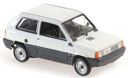 Coche miniatura Fiat Panda 1/43 Maxichamps blanco 1980 Fiat Panda 1/43 Maxichamps blanco 1980 coche miniatura