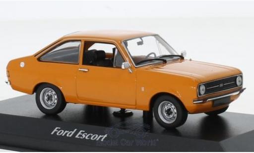 Coche miniatura Ford Escort 1/43 Maxichamps 1.3 naranja 1975 Ford Escort 1/43 Maxichamps 1.3 naranja 1975 coche miniatura