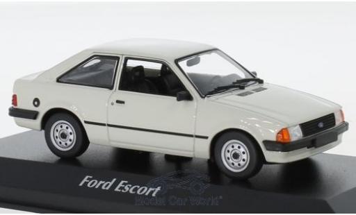 Coche miniatura Ford Escort 1/43 Maxichamps MK III gris 1981 Ford Escort 1/43 Maxichamps MK III gris 1981 coche miniatura