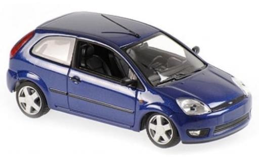 Ford Fiesta 1/43 Maxichamps metallise blau 2002 1:43 coche miniatura