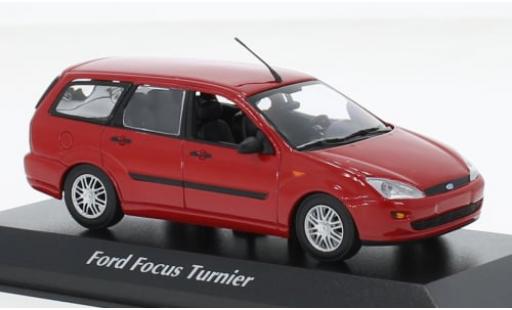 Coche miniatura Ford Focus 1/43 Maxichamps MK I Turnier rojo 1998 1:43 Ford Focus 1/43 Maxichamps MK I Turnier rojo 1998 1:43 coche miniatura