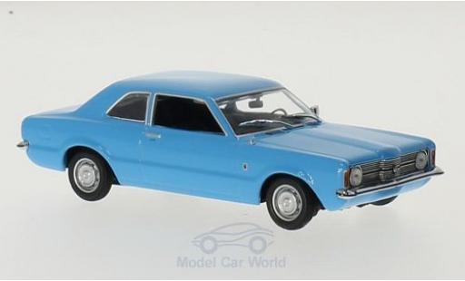 Coche miniatura Ford Taunus 1970 1/43 Maxichamps azul 1970 Ford Taunus 1970 1/43 Maxichamps azul 1970 coche miniatura