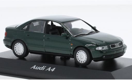 Coche miniatura Audi A4 1/43 Maxichamps metallise verde foncé 1995 Audi A4 1/43 Maxichamps metallise verde foncé 1995 coche miniatura