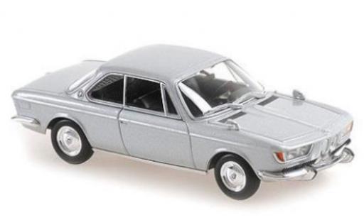 Bmw 2000 1/43 Maxichamps CS gris 1967 coche miniatura