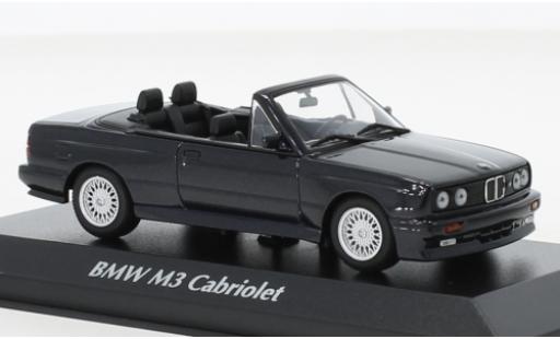 Coche miniatura Bmw M3 1/43 Maxichamps (E30) Cabriolet metallise azul 1988 Bmw M3 1/43 Maxichamps (E30) Cabriolet metallise azul 1988 coche miniatura