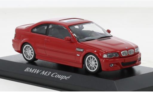 Coche miniatura Bmw M3 1/43 Maxichamps (E46) rojo 2001 Bmw M3 1/43 Maxichamps (E46) rojo 2001 coche miniatura