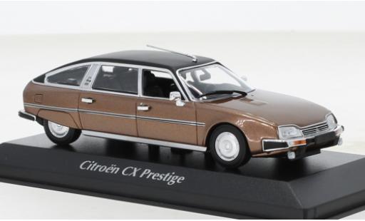 Coche miniatura Citroen CX 1/43 Maxichamps Prestige metallise marron/negro 1980 Citroen CX 1/43 Maxichamps Prestige metallise marron/negro 1980 coche miniatura