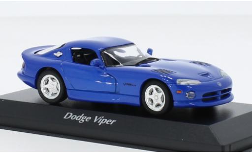 Coche miniatura Dodge Viper 1/43 Maxichamps GTS metallise azul 1993 Dodge Viper 1/43 Maxichamps GTS metallise azul 1993 coche miniatura