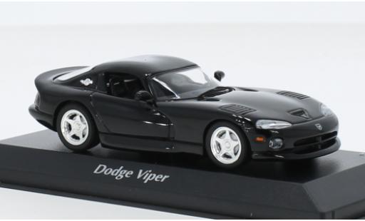 Coche miniatura Dodge Viper 1/43 Maxichamps GTS negro 1993 Dodge Viper 1/43 Maxichamps GTS negro 1993 coche miniatura