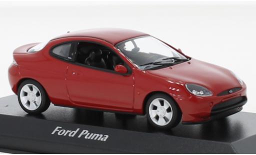 Coche miniatura Ford Puma 1/43 Maxichamps rojo 1996 Ford Puma 1/43 Maxichamps rojo 1996 coche miniatura