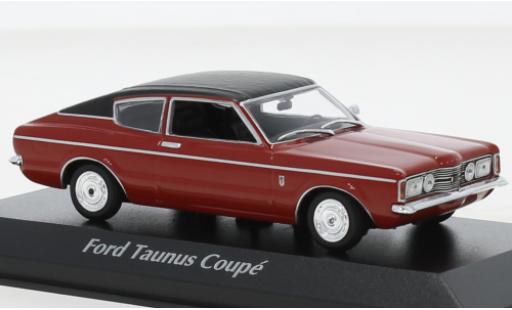 Coche miniatura Ford Taunus 1/43 Maxichamps (TC I) Coupe rojo 1970 Ford Taunus 1/43 Maxichamps (TC I) Coupe rojo 1970 coche miniatura