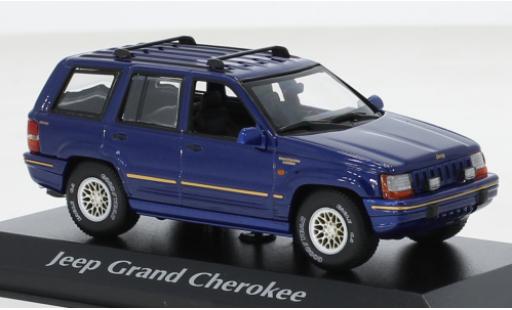 Jeep Grand Cherokee 1/43 Maxichamps metallise azul 1995 coche miniatura