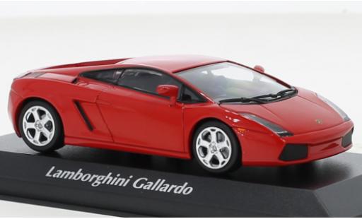 Coche miniatura Lamborghini Gallardo 1/43 Maxichamps rouge 2003 Lamborghini Gallardo 1/43 Maxichamps rouge 2003 coche miniatura
