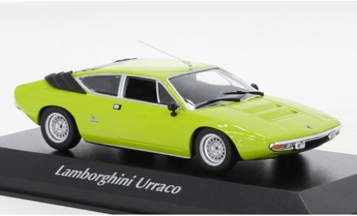 Coche miniatura Lamborghini Urraco 1/43 Maxichamps verde 1974 Lamborghini Urraco 1/43 Maxichamps verde 1974 coche miniatura