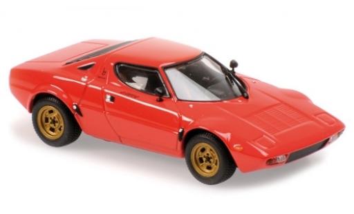 Coche miniatura Lancia Stratos 1/43 Maxichamps rouge 1974 Lancia Stratos 1/43 Maxichamps rouge 1974 coche miniatura