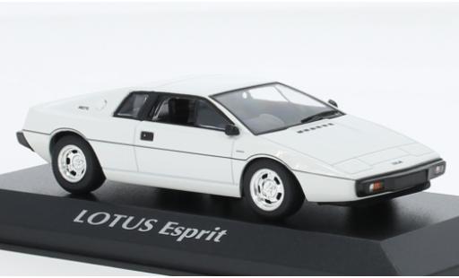 Lotus Esprit 1/43 Maxichamps Turbo blanche 1978 coche miniatura