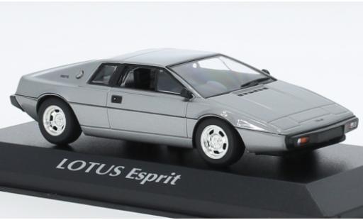 Lotus Esprit 1/43 Maxichamps Turbo metallise gris clair 1978 coche miniatura
