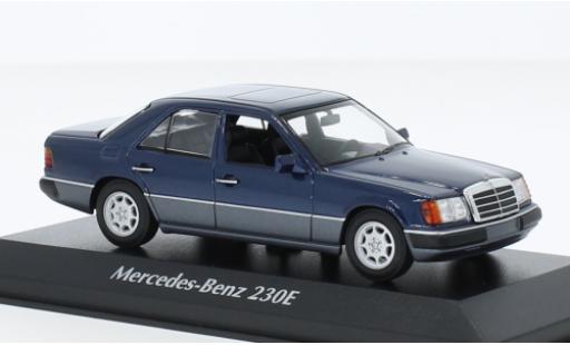 Coche miniatura Mercedes 230 1/43 Maxichamps E (W124) metallise azul foncé 1991 Mercedes 230 1/43 Maxichamps E (W124) metallise azul foncé 1991 coche miniatura