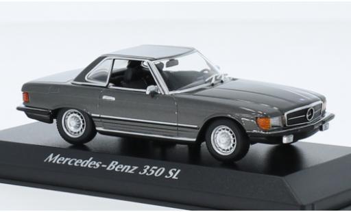 Coche miniatura Mercedes 350 1/43 Maxichamps SL Hardtop (R107) metallise grau 1974 Mercedes 350 1/43 Maxichamps SL Hardtop (R107) metallise grau 1974 coche miniatura