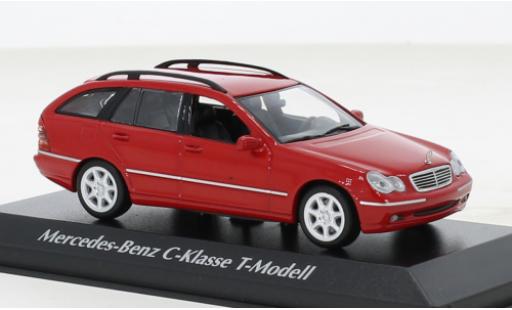 Coche miniatura Mercedes Classe C 1/43 Maxichamps T-Modell (S203) rojo 2001 Mercedes Classe C 1/43 Maxichamps T-Modell (S203) rojo 2001 coche miniatura