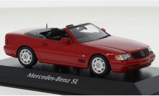 Mercedes Classe SL 1/43 Maxichamps (R129) rojo 1999 coche miniatura
