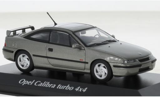 Opel Calibra 1/43 Maxichamps Turbo 4x4 metallise gris 1989 coche miniatura