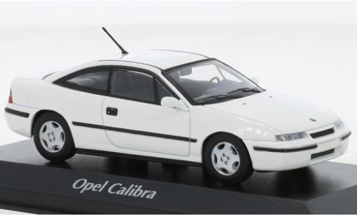 Opel Calibra 1/43 Maxichamps blanco 1989 coche miniatura