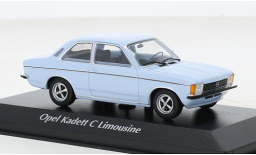 Coche miniatura Opel Kadett 1/43 Maxichamps C Berlina azul 1978 Opel Kadett 1/43 Maxichamps C Berlina azul 1978 coche miniatura