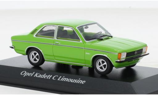 Coche miniatura Opel Kadett 1/43 Maxichamps C Berline verde 1978 Opel Kadett 1/43 Maxichamps C Berline verde 1978 coche miniatura