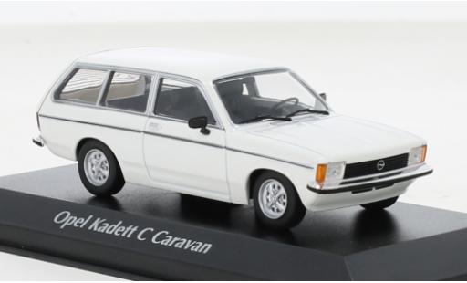 Opel Kadett 1/43 Maxichamps C Caravan L blanco 1978 coche miniatura
