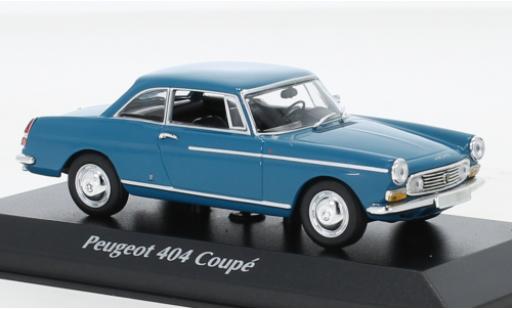Peugeot 404 1/43 Maxichamps Coupe azul 1962 coche miniatura