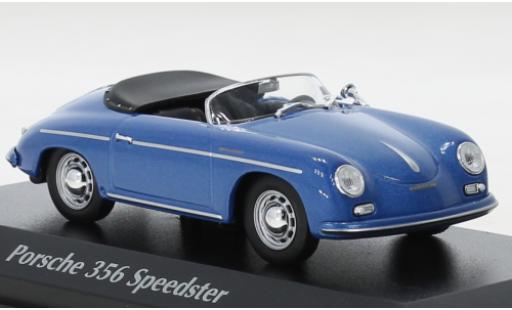 Porsche 356 1/43 Maxichamps A Speedster metallise azul 1956 coche miniatura