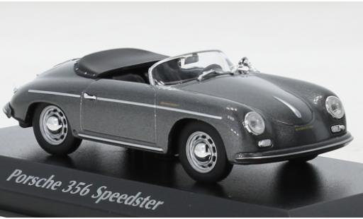 Porsche 356 1/43 Maxichamps A Speedster metallise gris 1956 coche miniatura