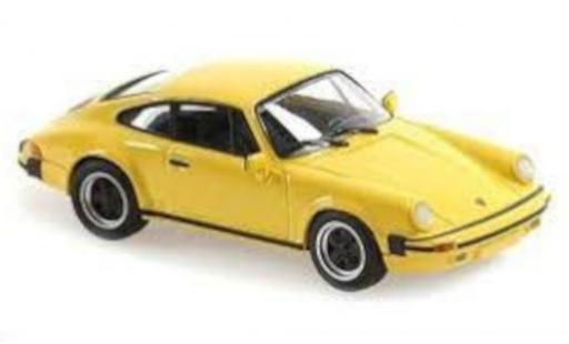 Coche miniatura Porsche 930 1/43 Maxichamps 911 SC amarillo 1979 Porsche 930 1/43 Maxichamps 911 SC amarillo 1979 coche miniatura