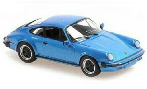 Coche miniatura Porsche 930 1/43 Maxichamps 911 SC metallise azul 1979 Porsche 930 1/43 Maxichamps 911 SC metallise azul 1979 coche miniatura