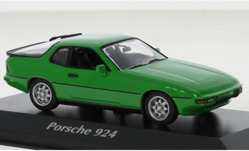 Coche miniatura Porsche 924 1/43 Maxichamps verde 1984 Porsche 924 1/43 Maxichamps verde 1984 coche miniatura