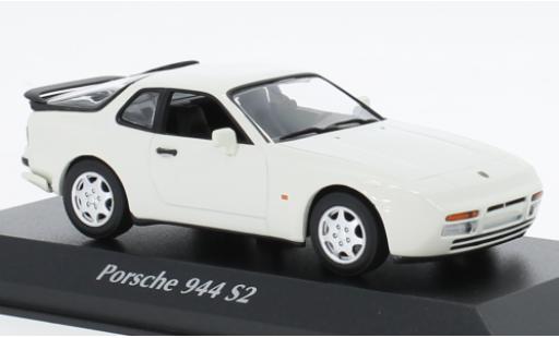 Coche miniatura Porsche 944 1/43 Maxichamps S2 blanche 1989 Porsche 944 1/43 Maxichamps S2 blanche 1989 coche miniatura