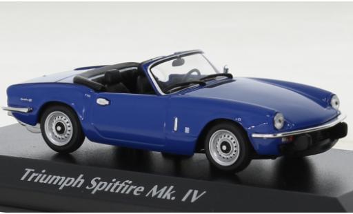 Triumph Spitfire 1/43 Maxichamps MK IV azul 1972 coche miniatura